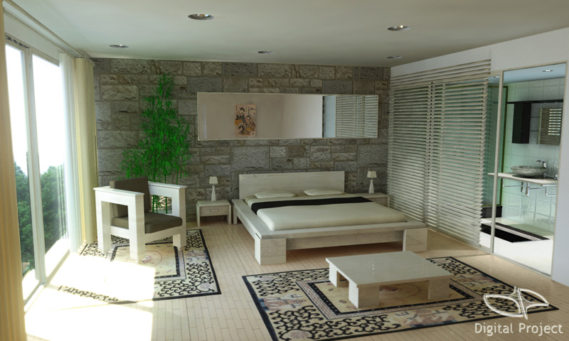 Images 3D | DArkS Chambre Zen